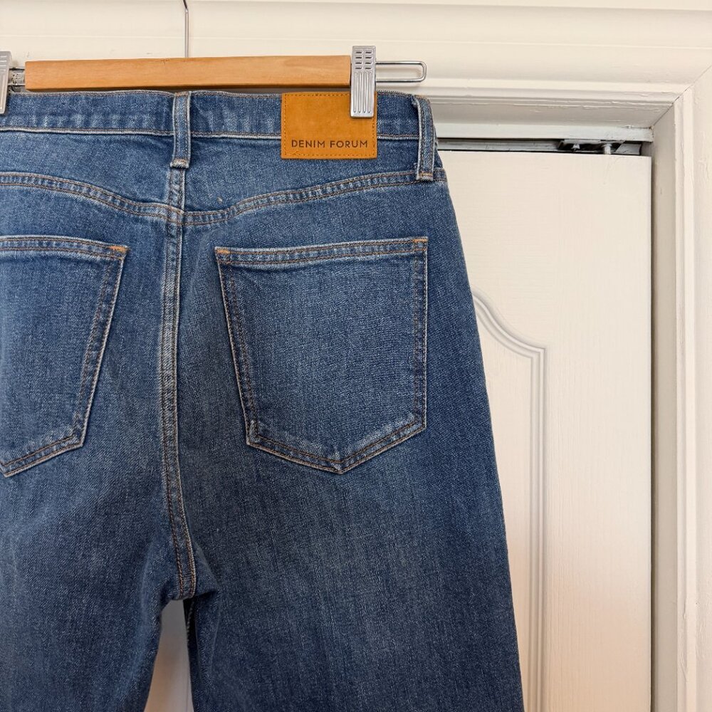 Denim Forum High-Rise Skinny Straight Jeans - Picture 5 of 6